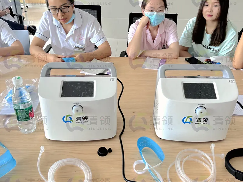 儿童冰贴降温机 应用场景示意