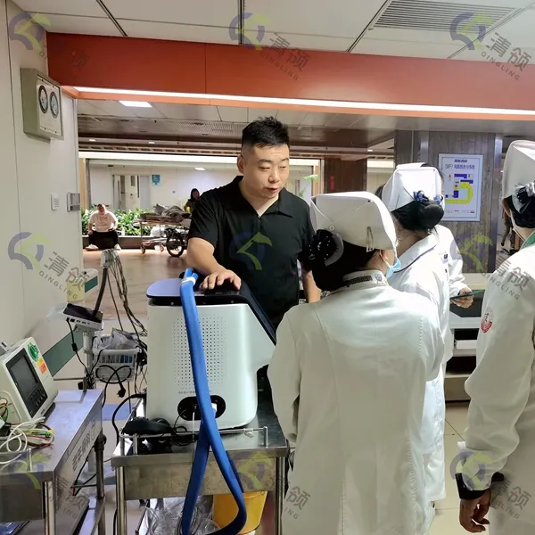 医用关节冷敷设备 - 加压冷热敷仪产品示意