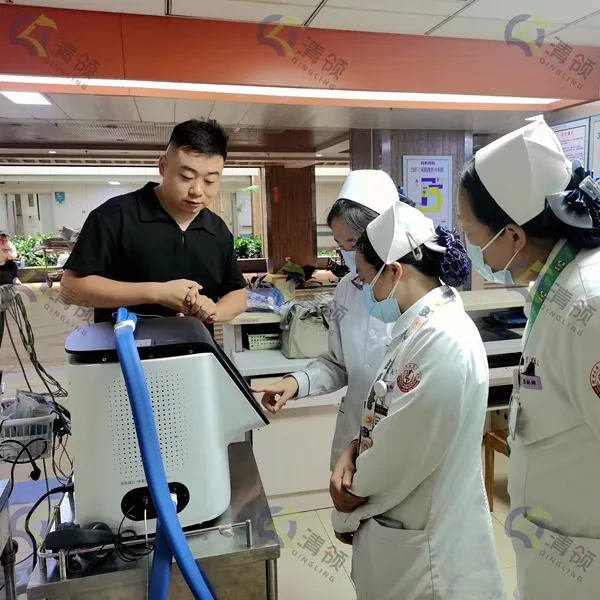医用关节冷敷设备 应用场景示意