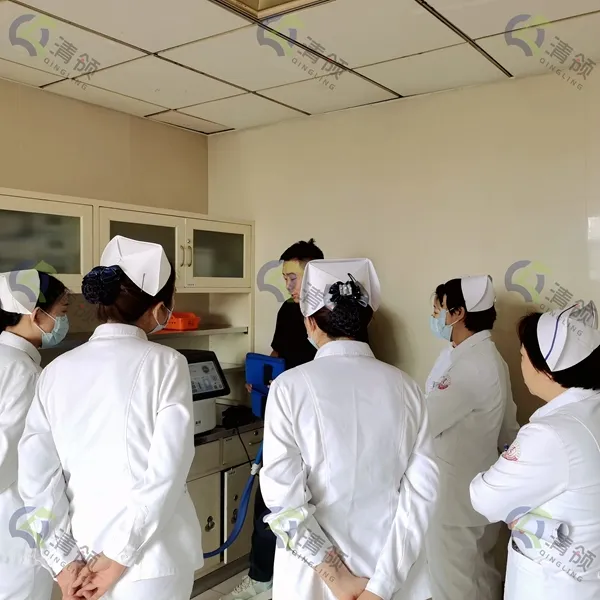 全自动脉动加压冷热敷机 应用场景示意